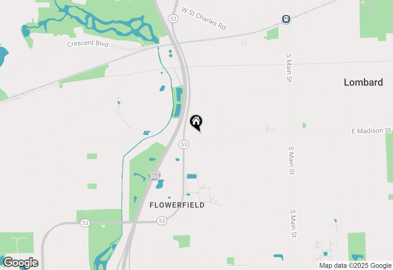Map of 540 W Madison Street, Lombard, IL 60148