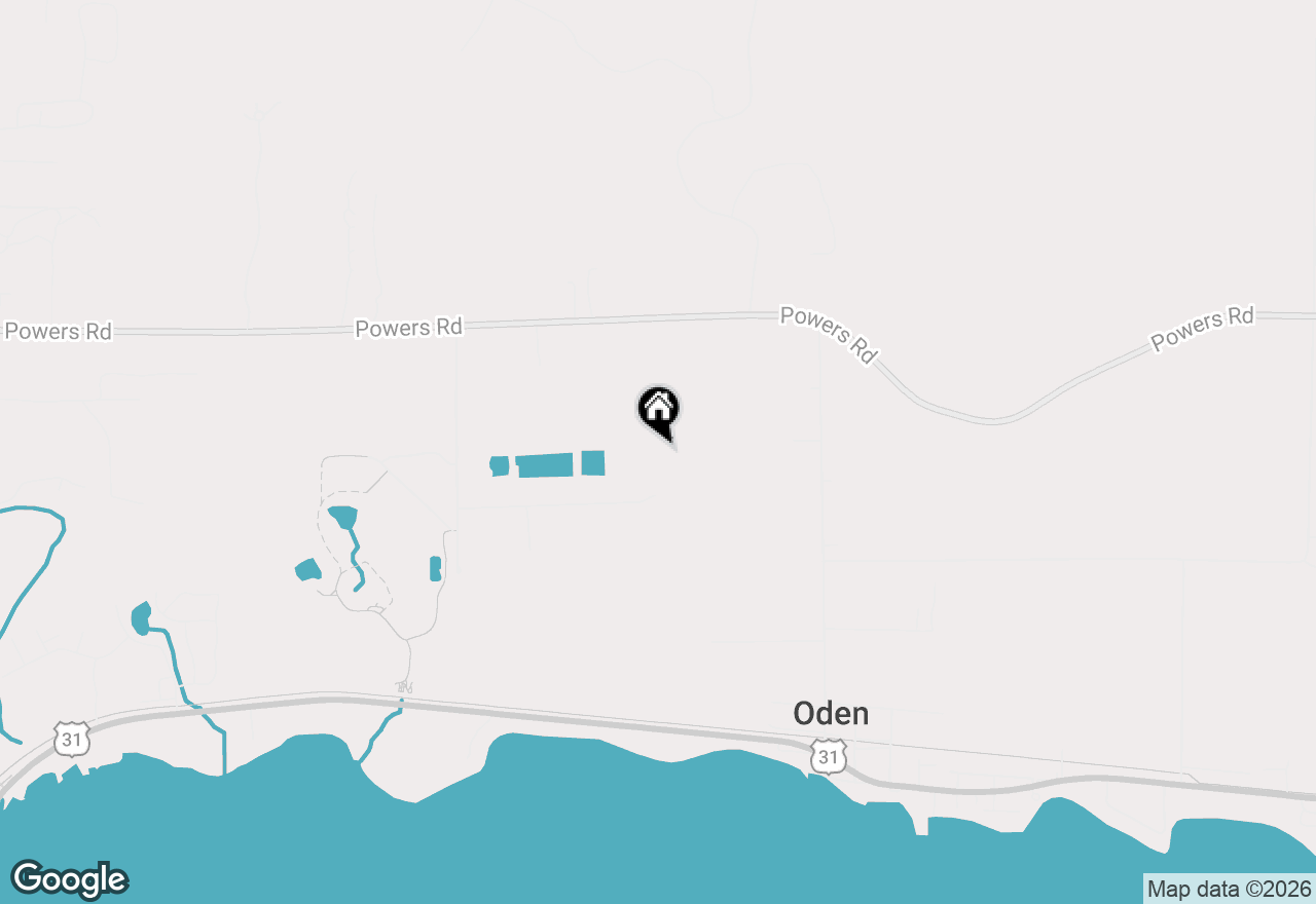 Map of 8373 S Ayr Road, Alanson, MI 49706