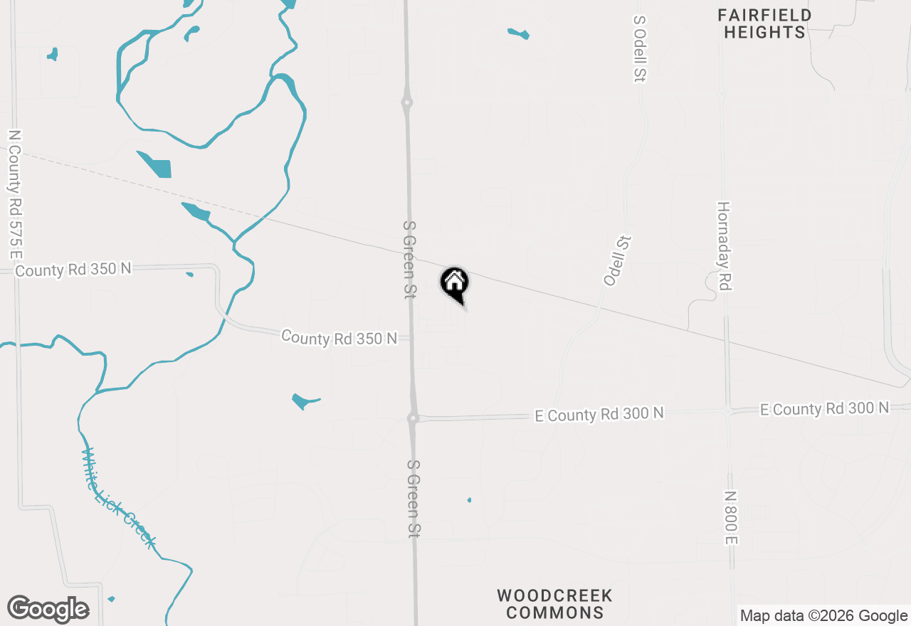 Map of 4502 Yellowwood Avenue, Brownsburg, IN 46112