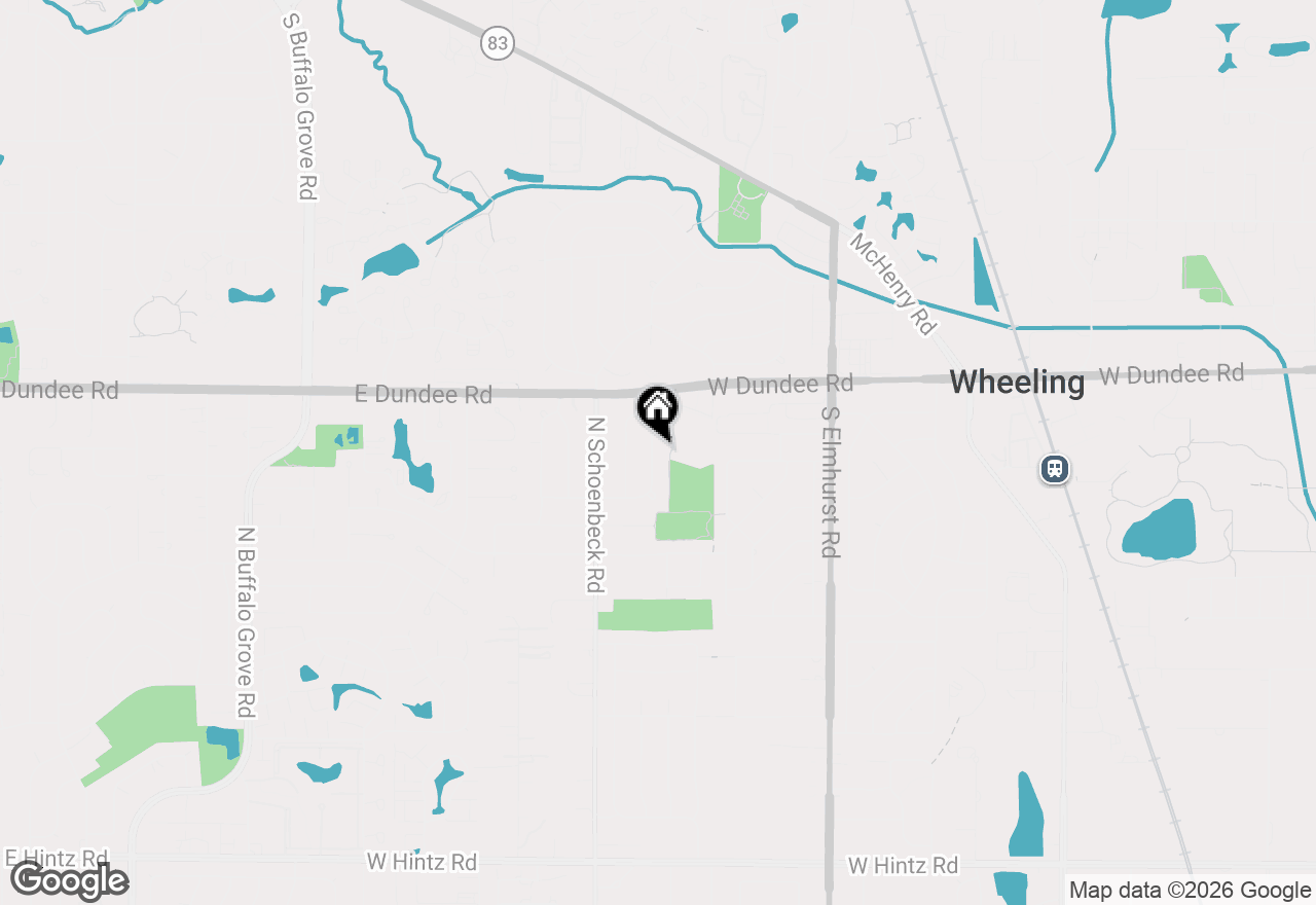 Map of 41 Redwood Trail, Wheeling, IL 60090