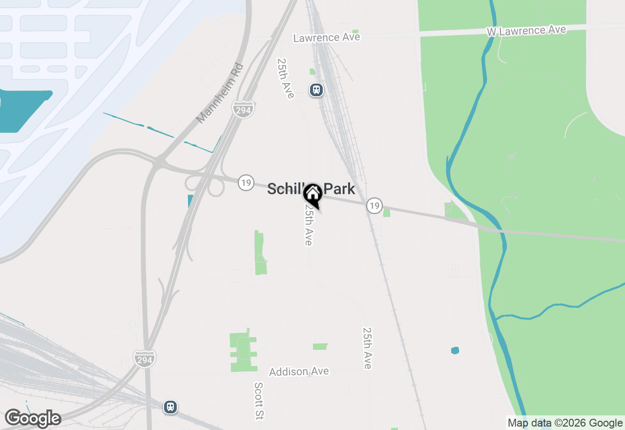 Map of 4137 Ruby Street, Schiller Park, IL 60176