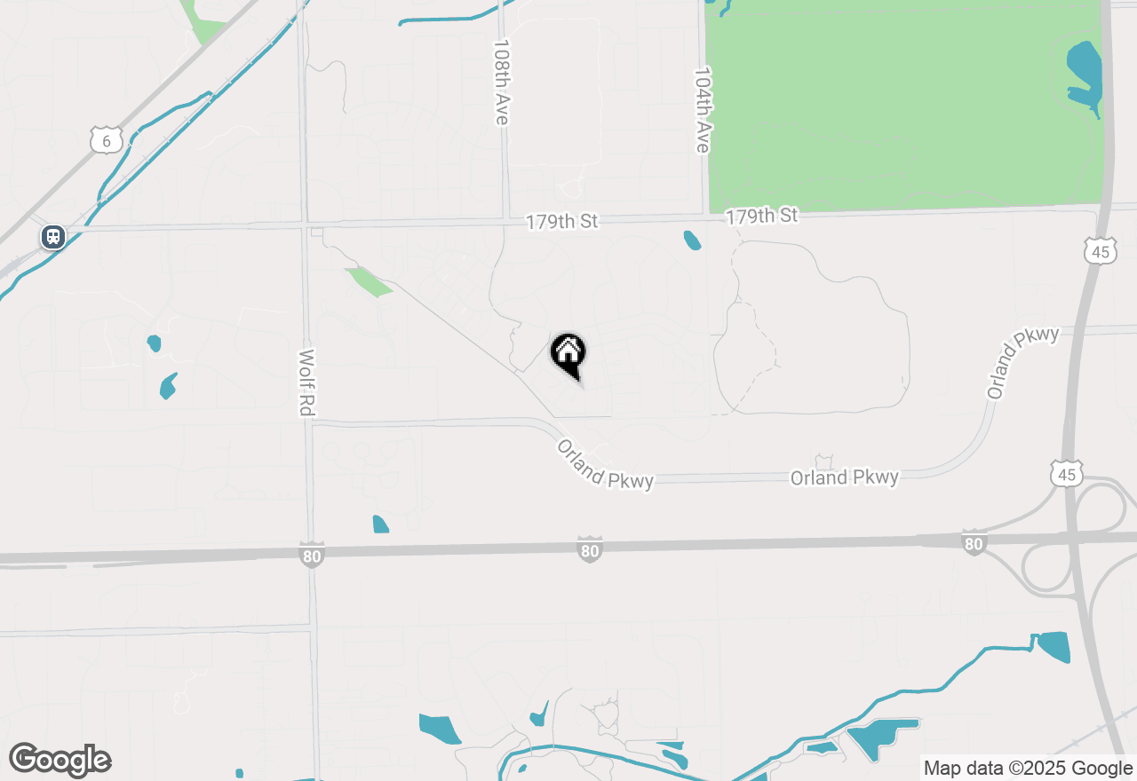 Map of 18220 Michigan Court, Orland Park, IL 60467