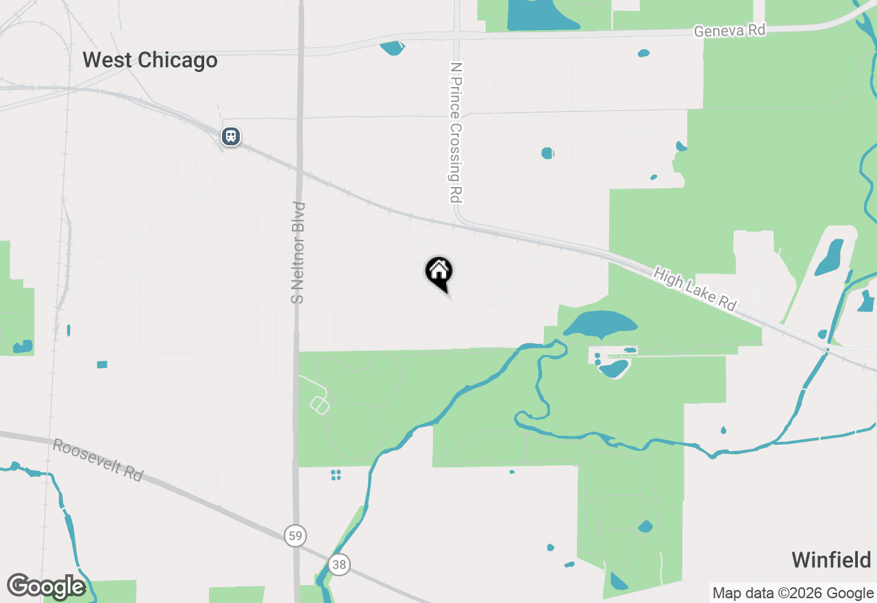 Map of 29W034 Lester Street, West Chicago, IL 60185