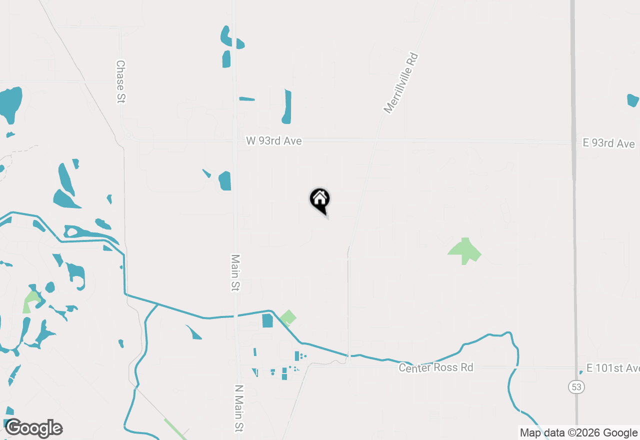 Map of 1803 W 95th Court, Crown Point, IN 46307