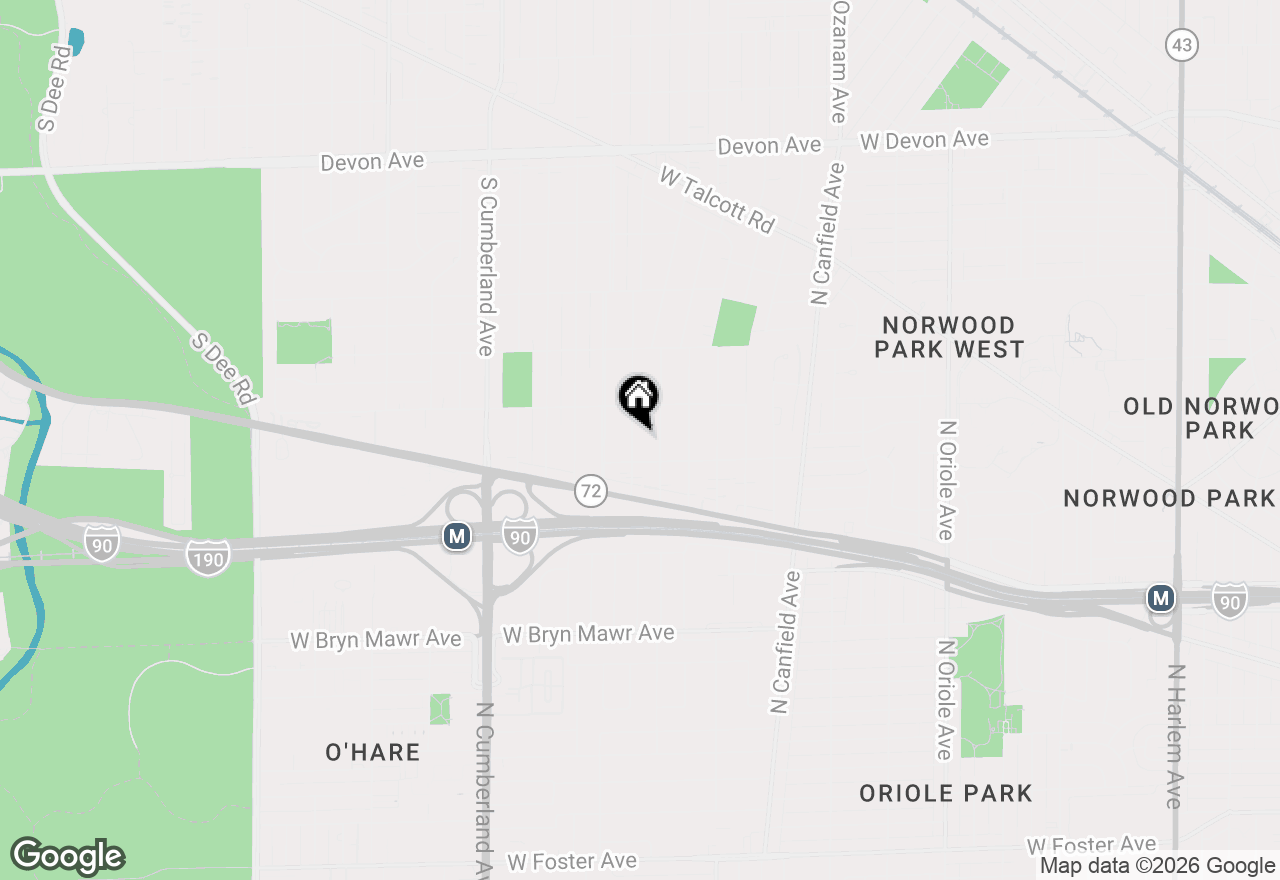 Map of 1829 S Crescent Avenue, Park Ridge, IL 60068