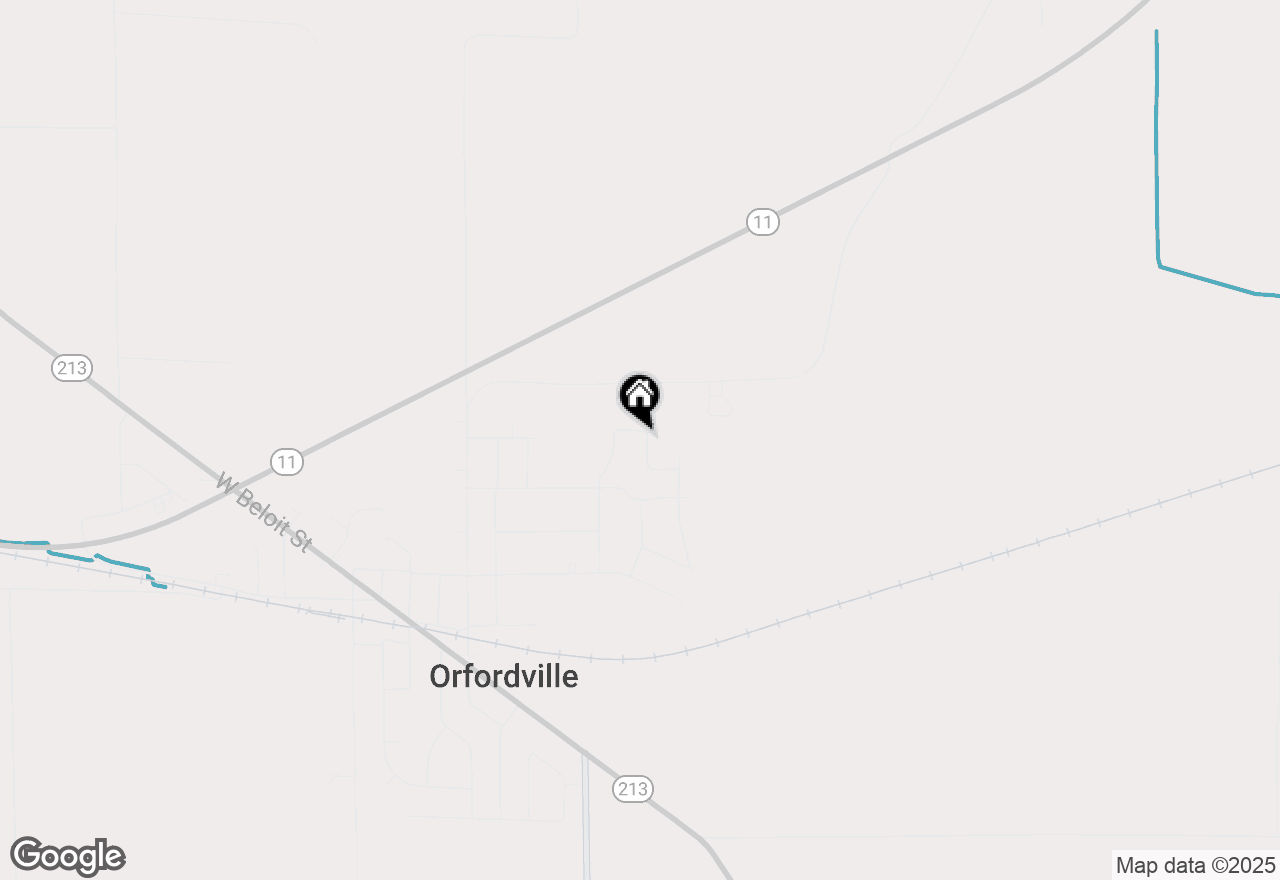 Map of 411 Bretts Way, Orfordville, WI 53576