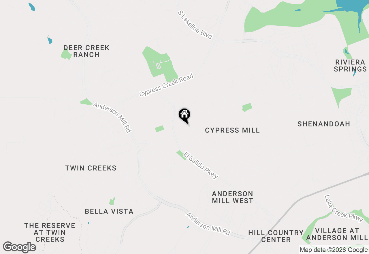 Map of 1809 Dayflower Trce, Cedar Park, TX 78613