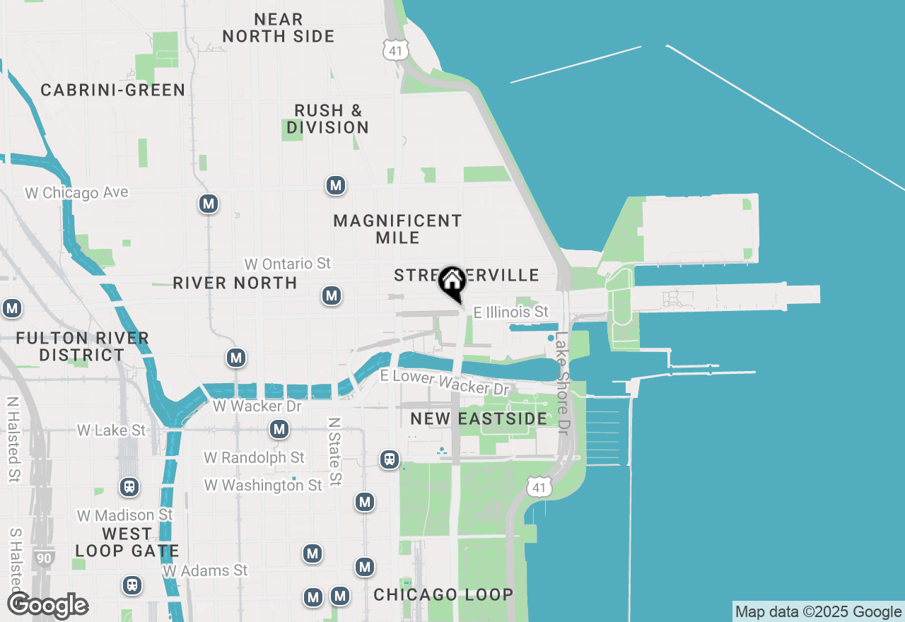 Map of 240 E Illinois Street #2006, Chicago, IL 60611