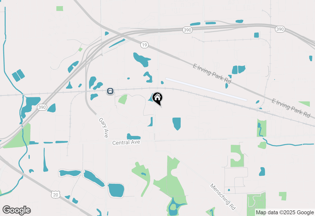 Map of 202 Timberleaf Circle, Roselle, IL 60172