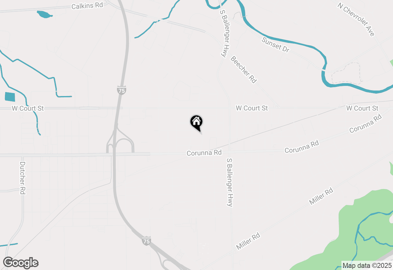 Map of 3918 Blackington Avenue, Flint, MI 48532