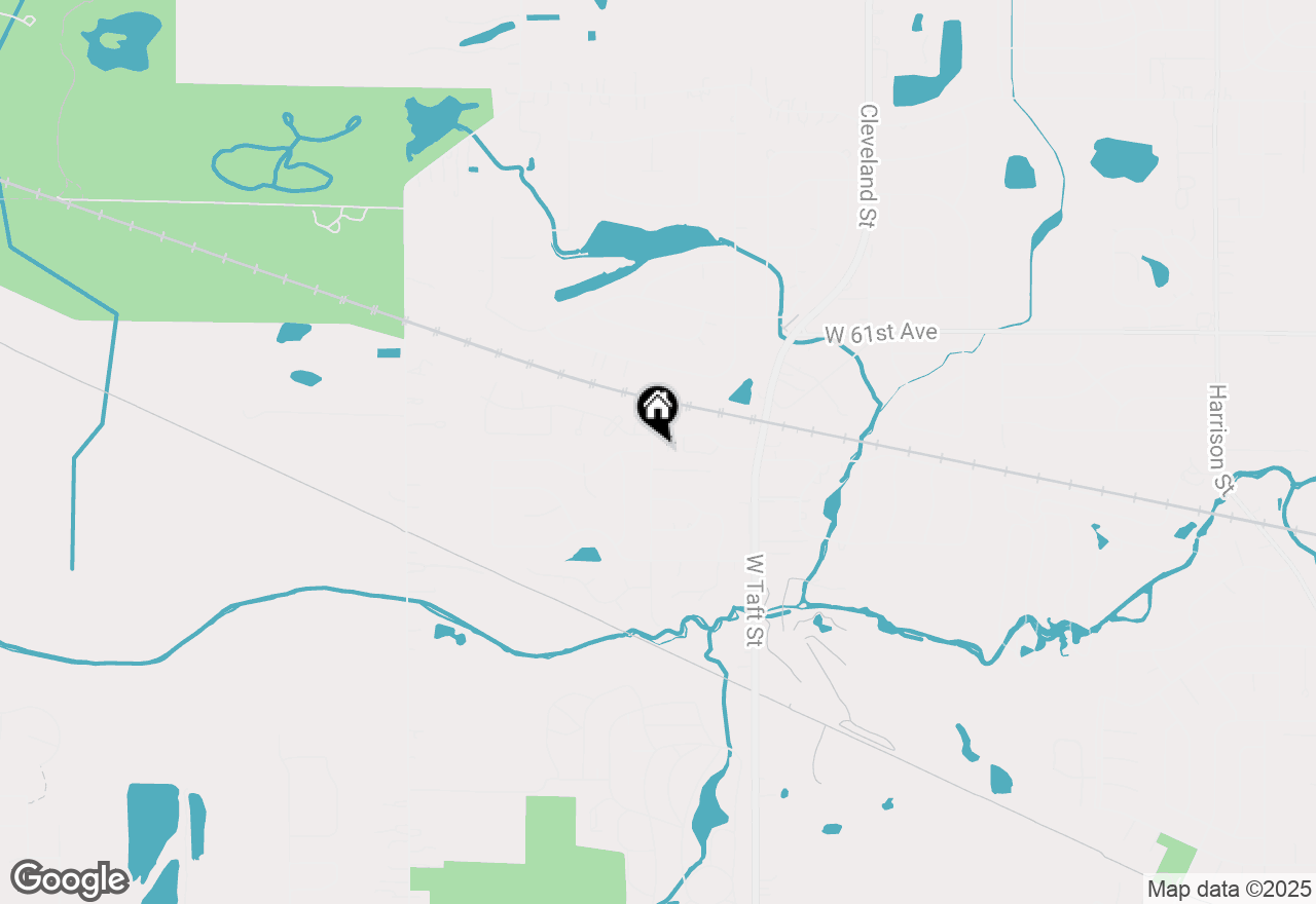 Map of 6309 Ellsworth Place, Merrillville, IN 46410