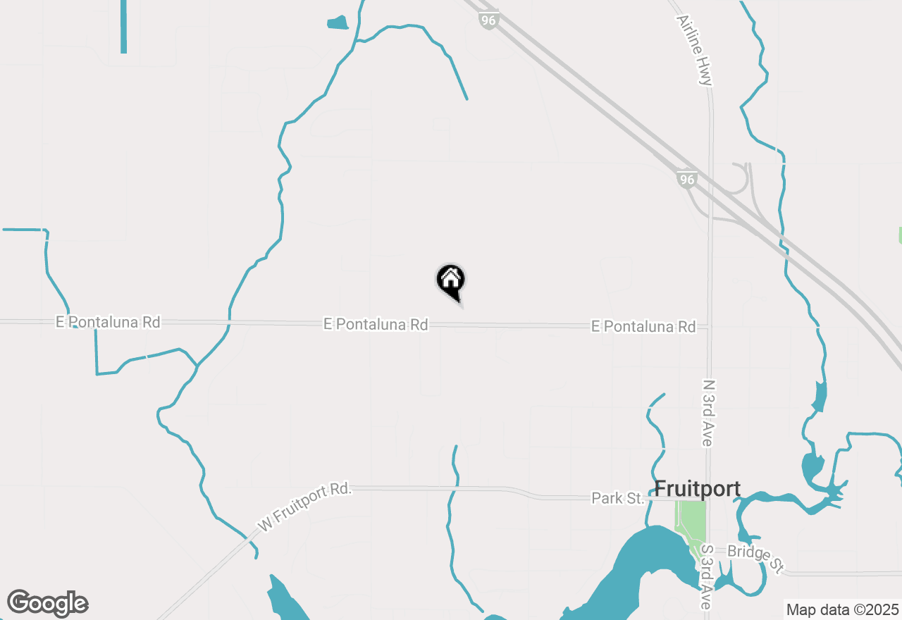 Map of 2976 E Pontaluna Road, Fruitport, MI 49415