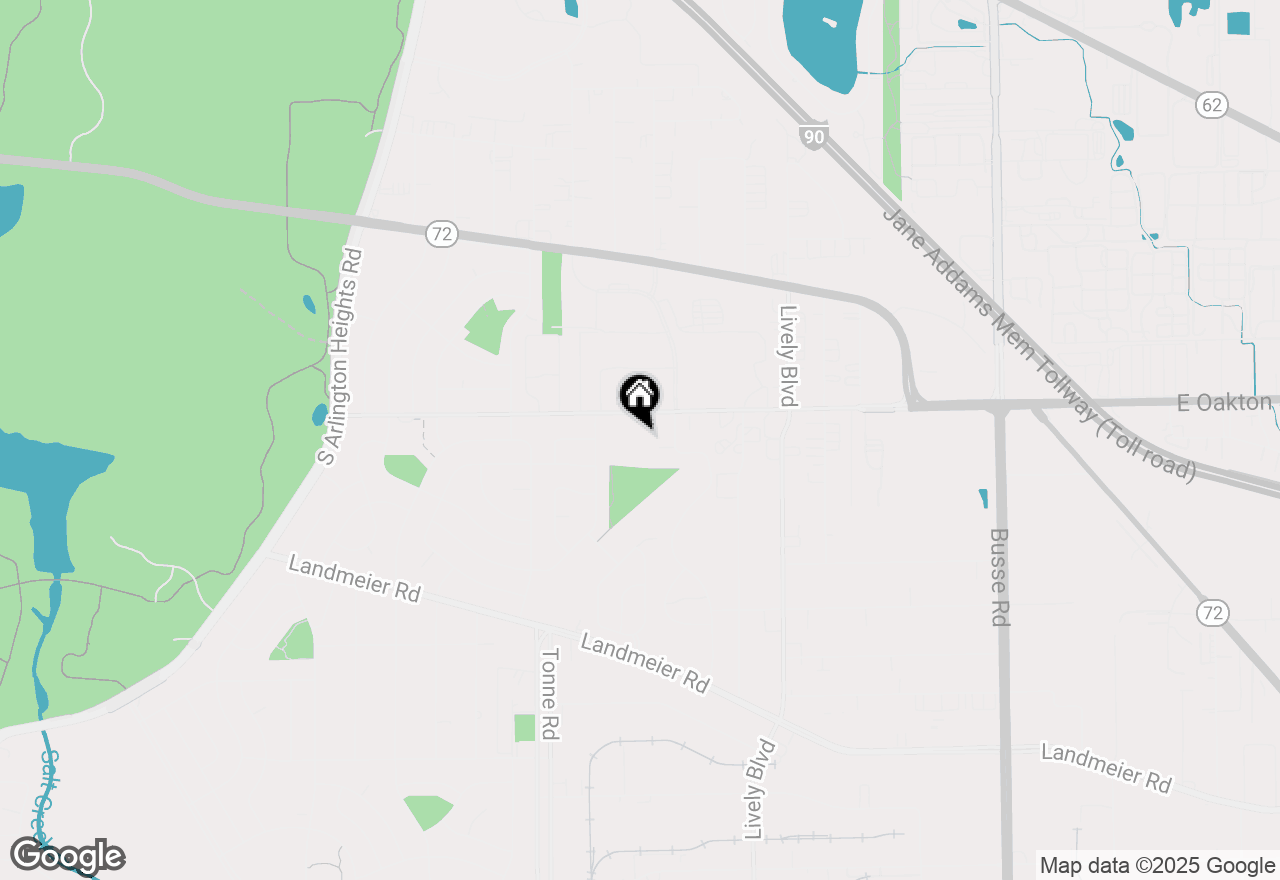 Map of 831 Oakton Street #831-837, Elk Grove Village, IL 60007