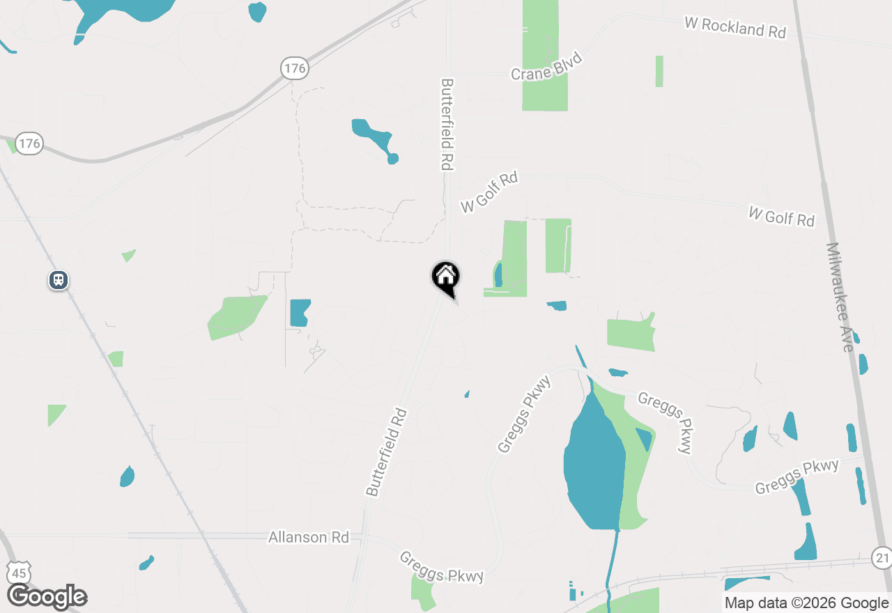 Map of 2190 Shadow Creek Court, Vernon Hills, IL 60061