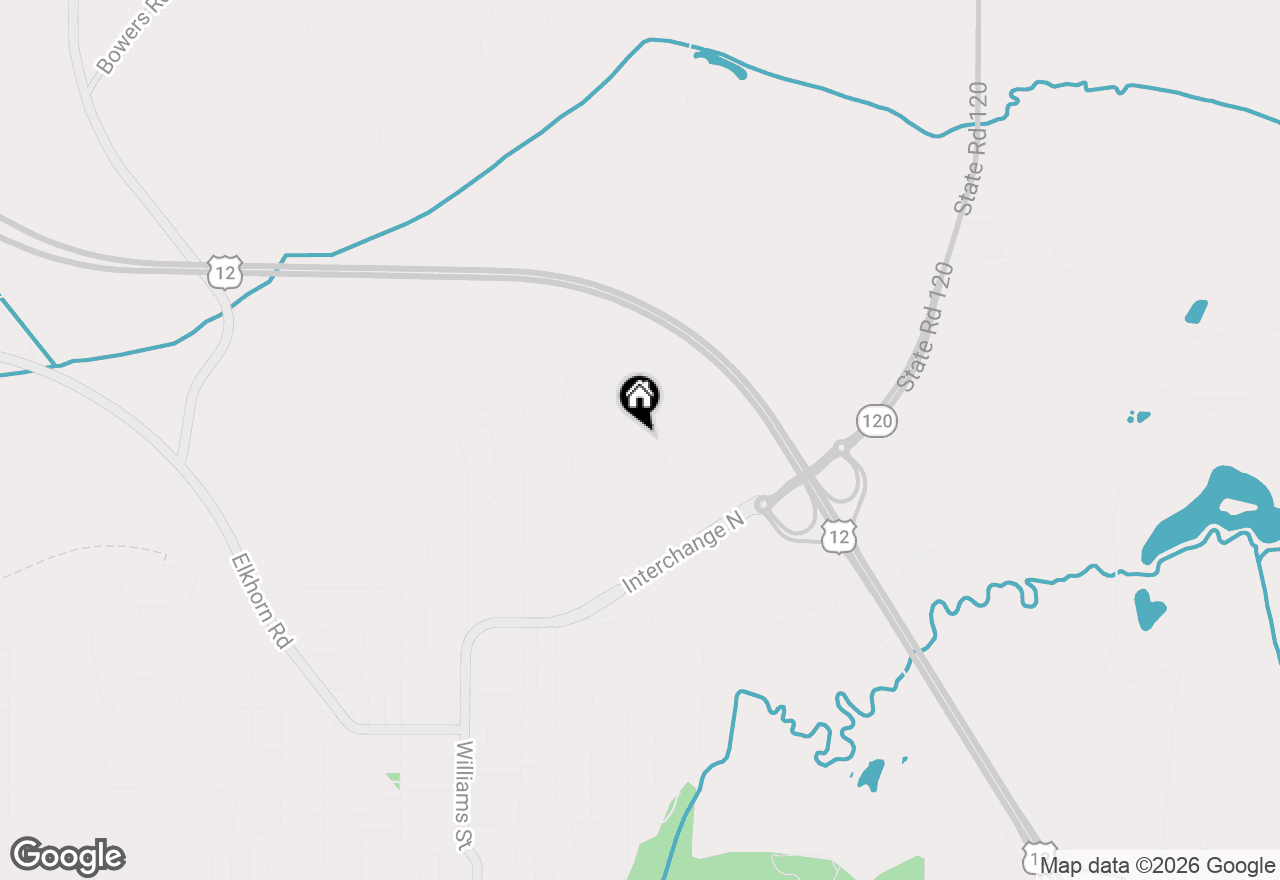 Map of 320 S Boulder Ridge Dr, Lake Geneva, WI 53147