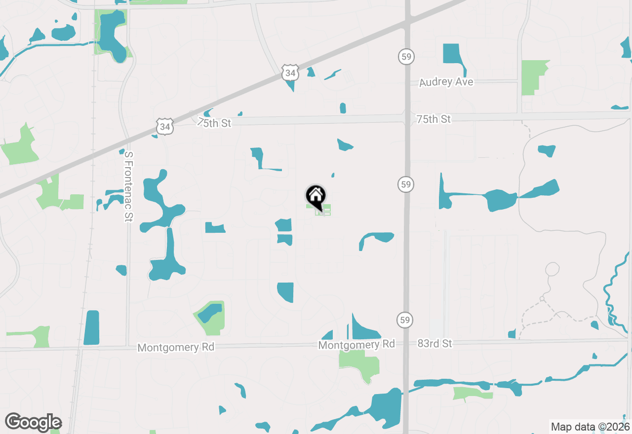 Map of 4150 Irving Road, Aurora, IL 60504