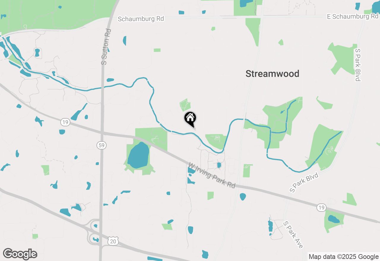 Map of 41 Whispering Drive, Streamwood, IL 60107