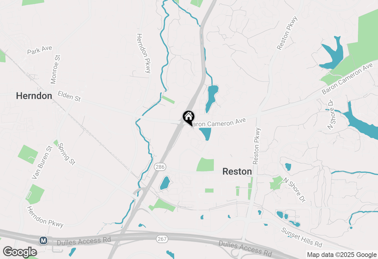 Map of 1704 Lake Shore Crest Drive #32, Reston, VA 20190