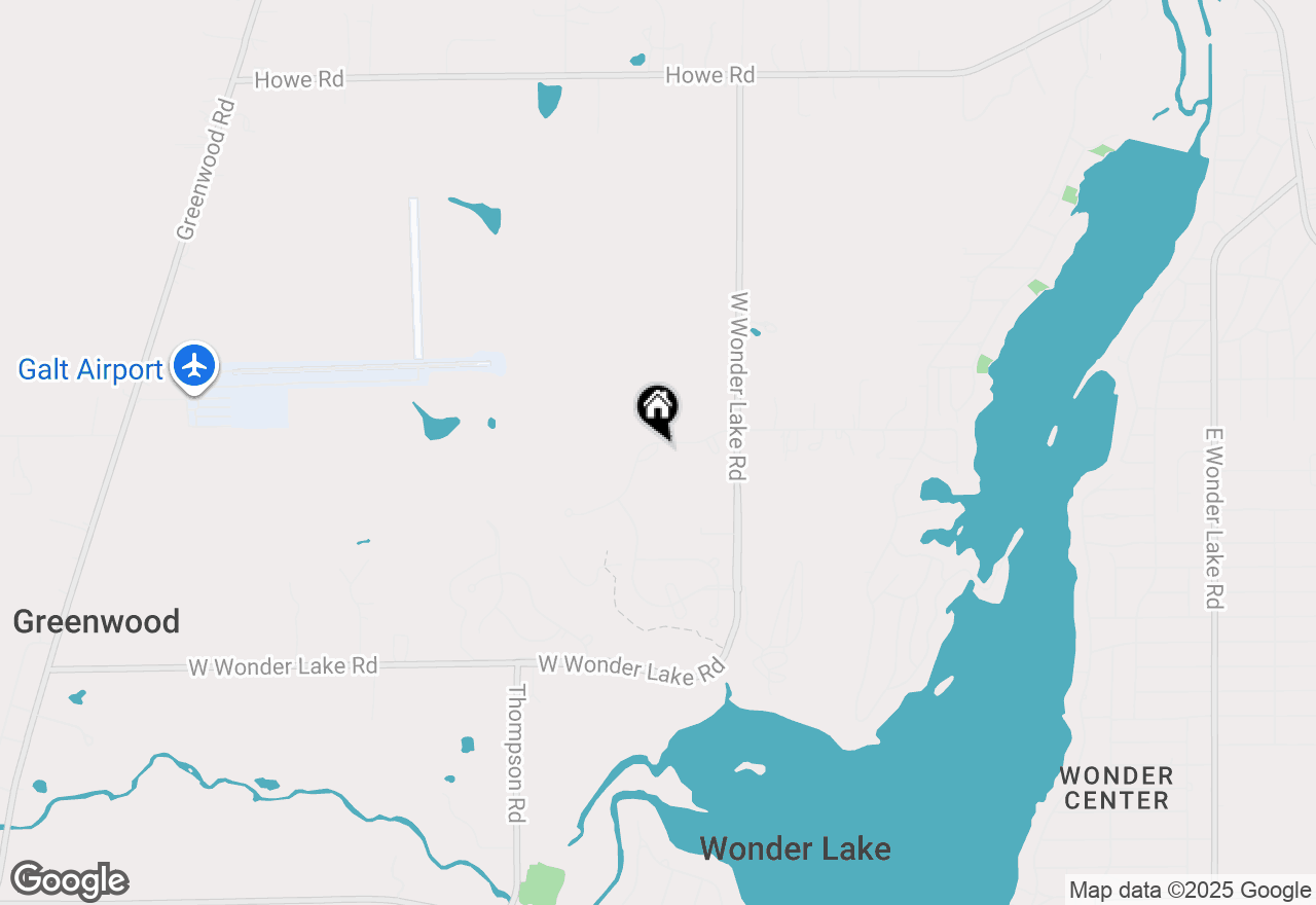 Map of 8505 White Oaks Court, Wonder Lake, IL 60097