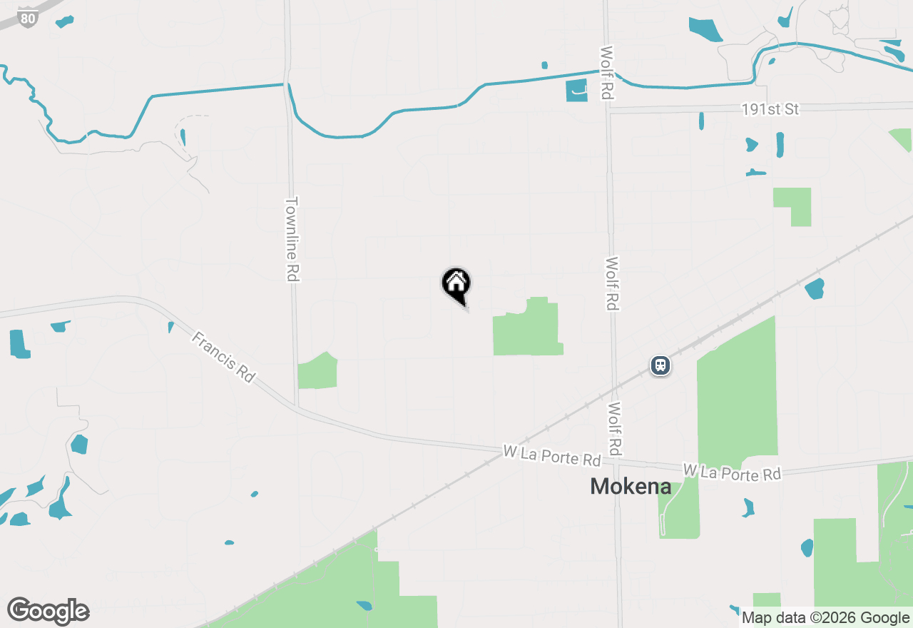 Map of 19545 116th Avenue #A, Mokena, IL 60448