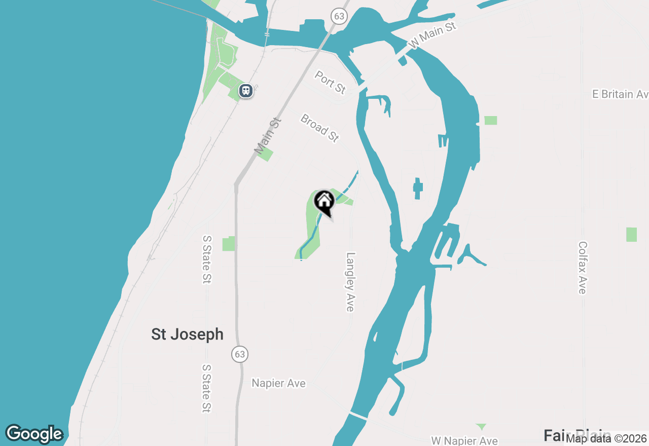 Map of 1409 Hagar Court, St. Joseph, MI 49085