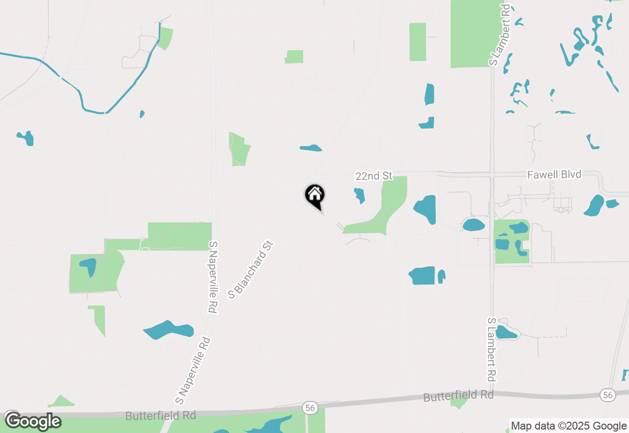 Map of 940 Cordova Court, Wheaton, IL 60189