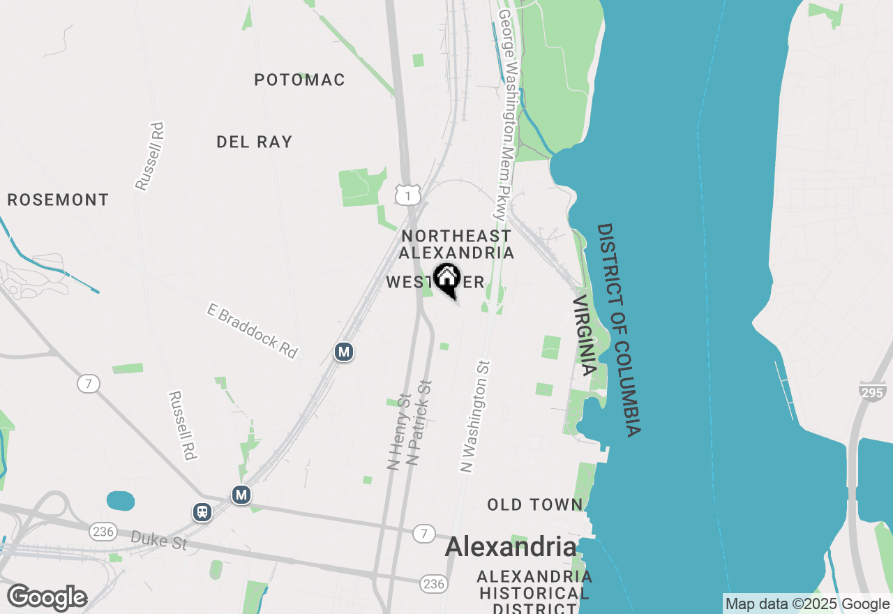 Map of 1015 Colonial Avenue, Alexandria, VA 22314