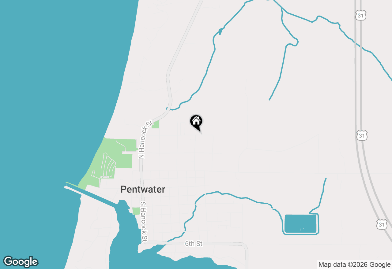 Map of Parcel A Sands Street, Pentwater, MI 49449