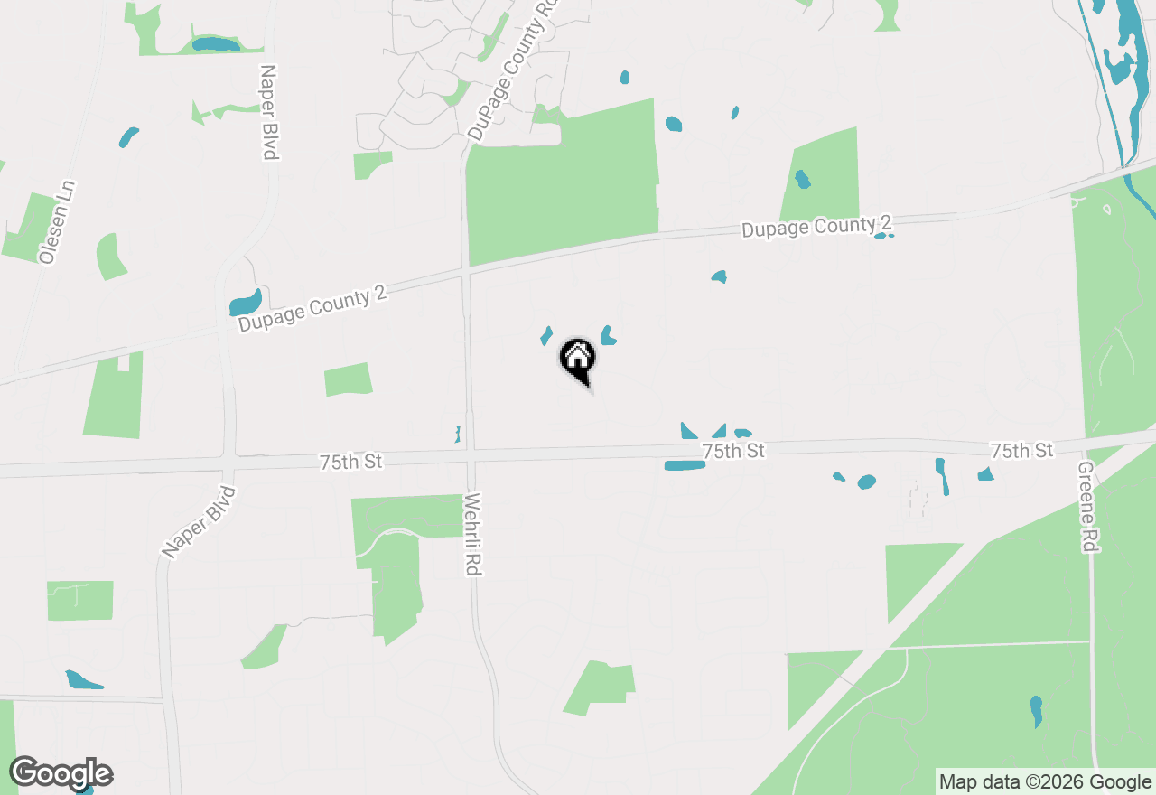 Map of 8S295 College Road, Naperville, IL 60540