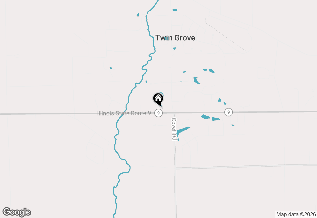 Map of 8908 E 1400 North Road, Bloomington, IL 61705