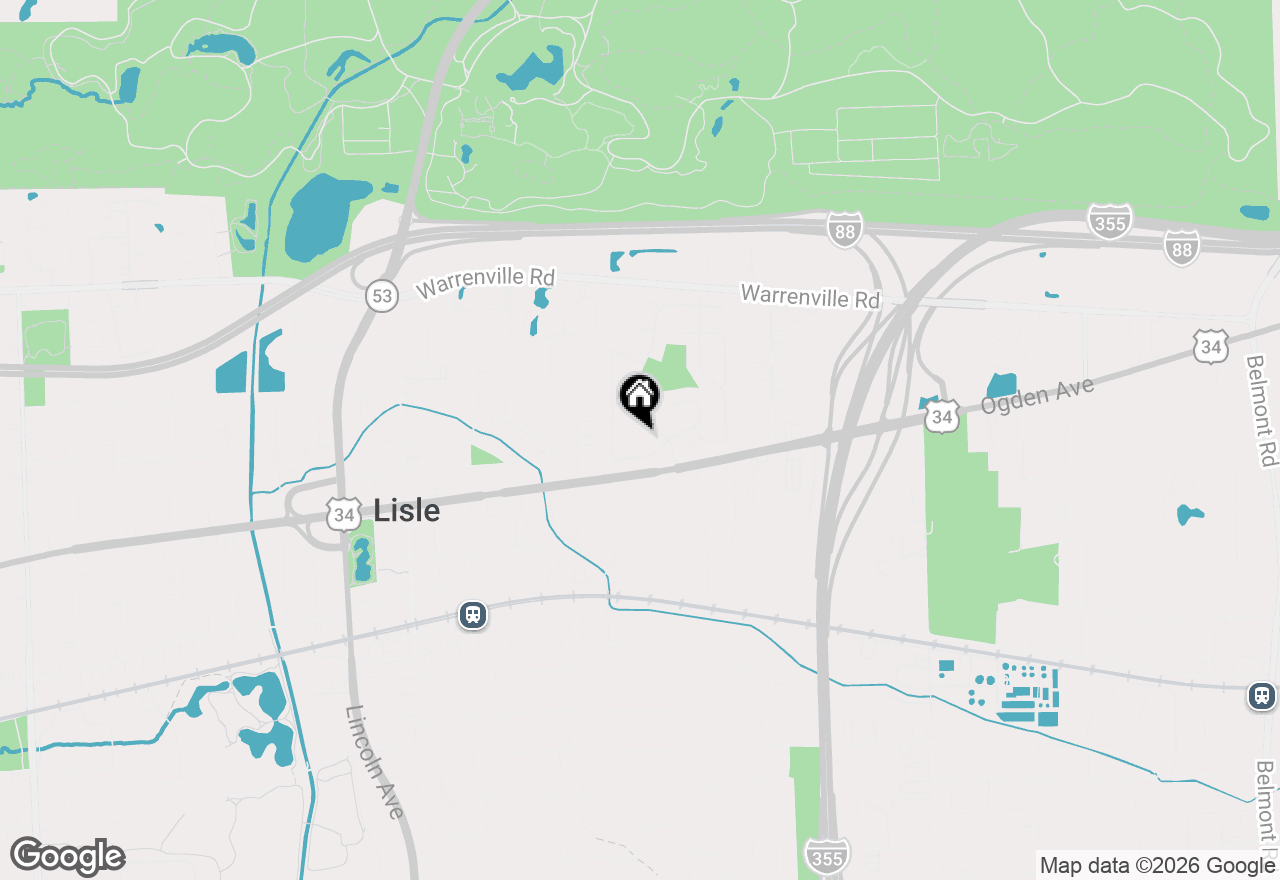 Map of 4532 Arbor View Drive, Lisle, IL 60532