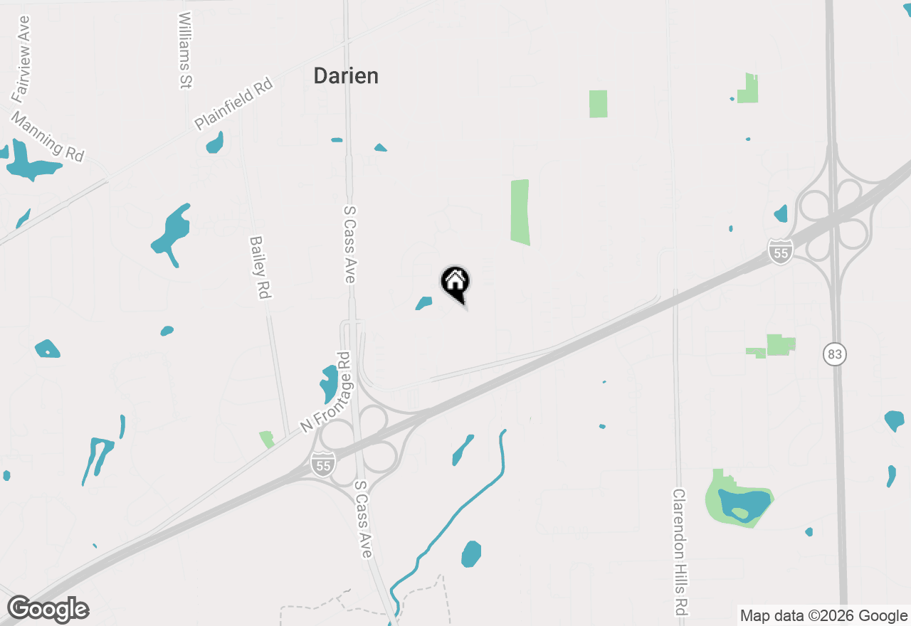 Map of 8321 Ripple Ridge, Darien, IL 60561