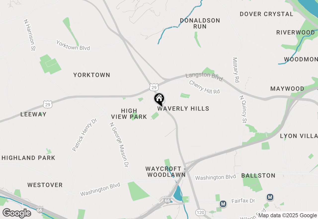 Map of 2042 N Abingdon Street, Arlington, VA 22207