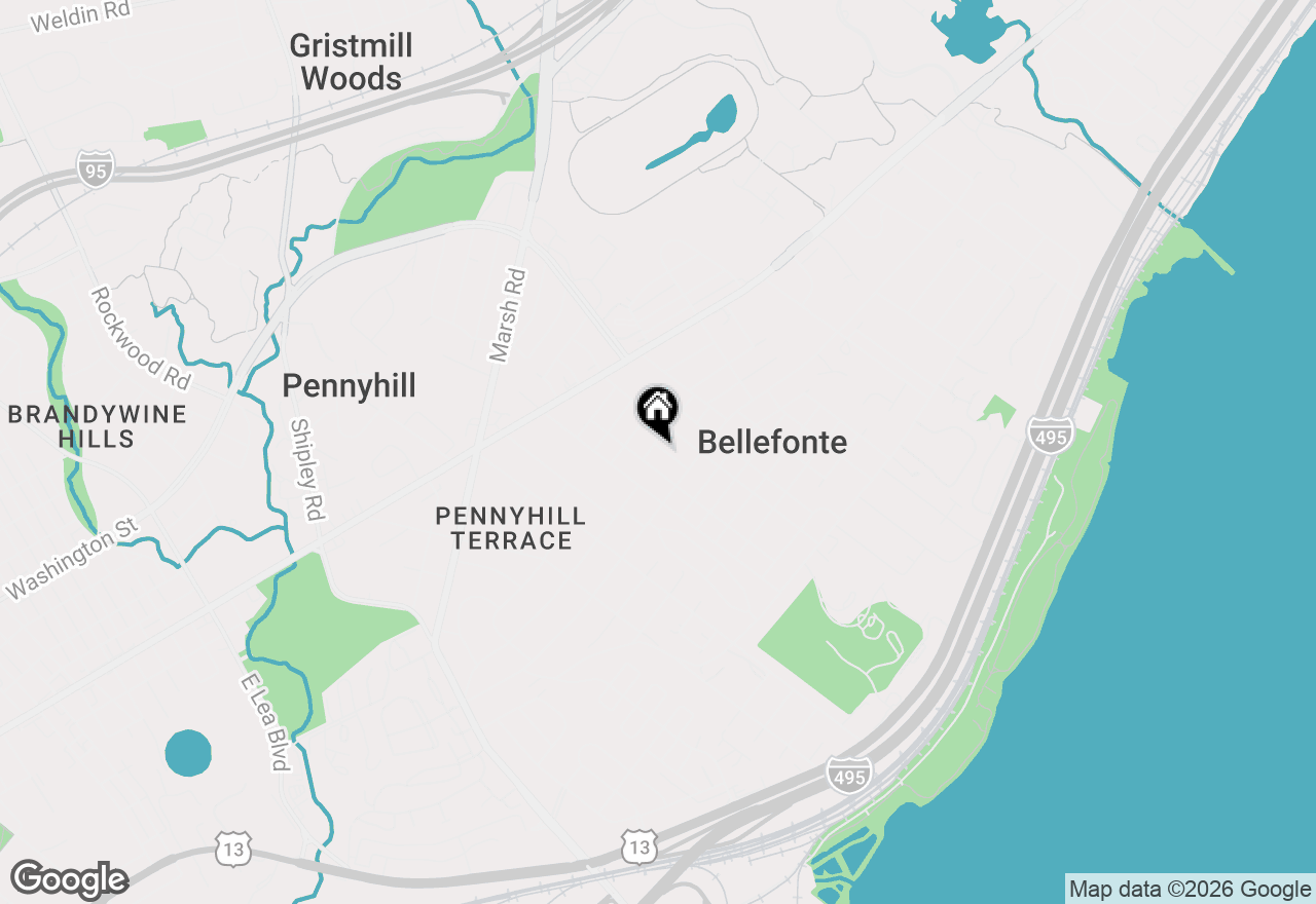 Map of 402 Grove Avenue, Wilmington, DE 19809