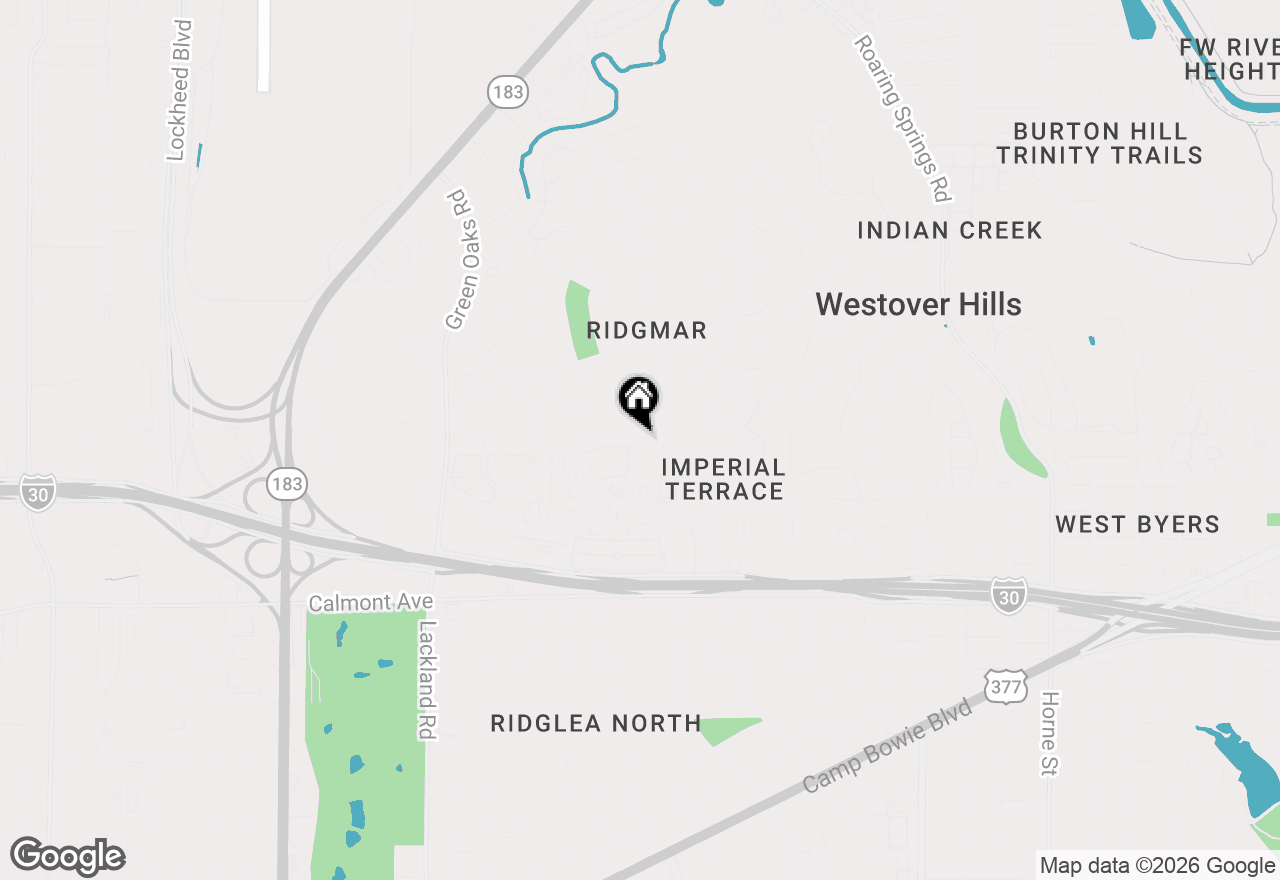 Map of 6409 Dakar Road W, Fort Worth, TX 76116