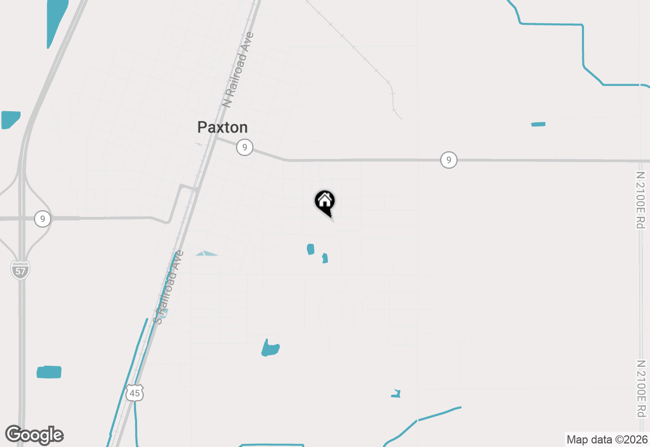 Map of 834 E Patton Street, Paxton, IL 60957