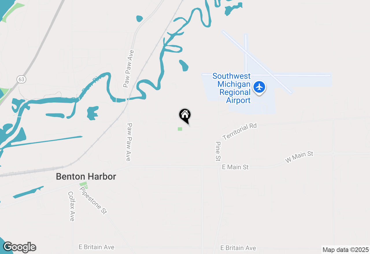 Map of 799 Edgecumbe Avenue, Benton Harbor, MI 49022