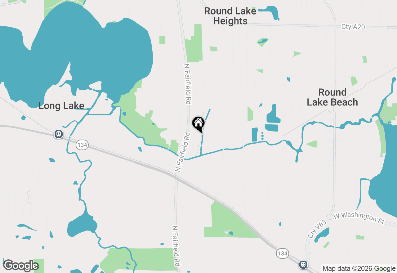 Map of 1023 Barberry Lane, Round Lake Beach, IL 60073