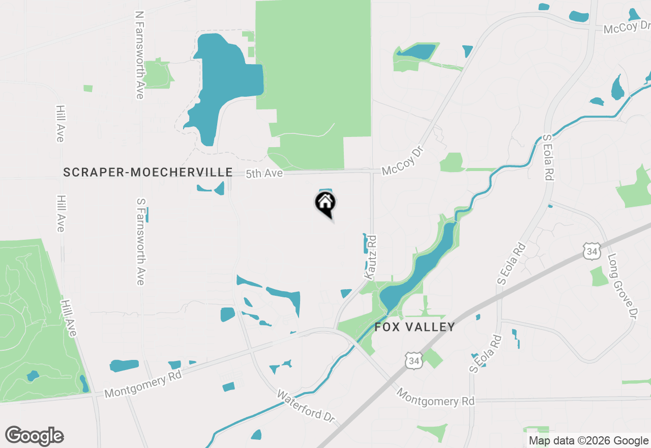 Map of 1971 Sedgegrass Trail, Aurora, IL 60504