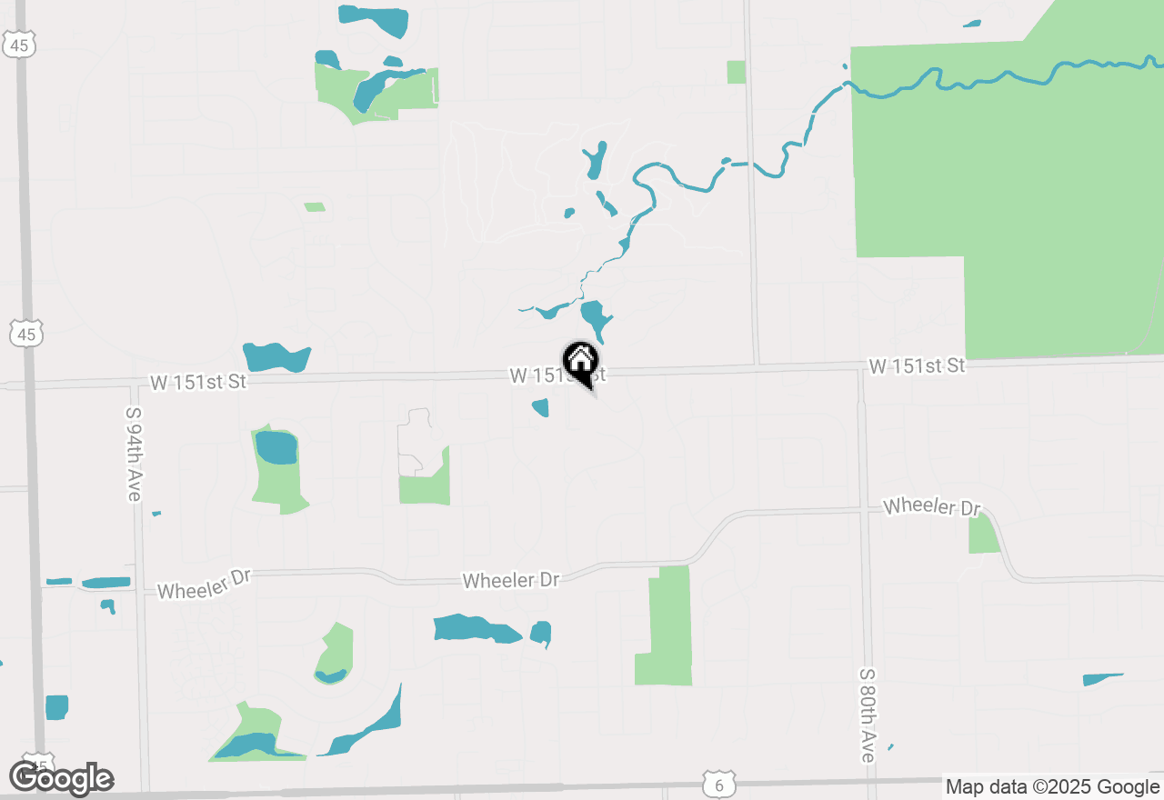 Map of 15141 Quail Hollow Drive #106, Orland Park, IL 60462