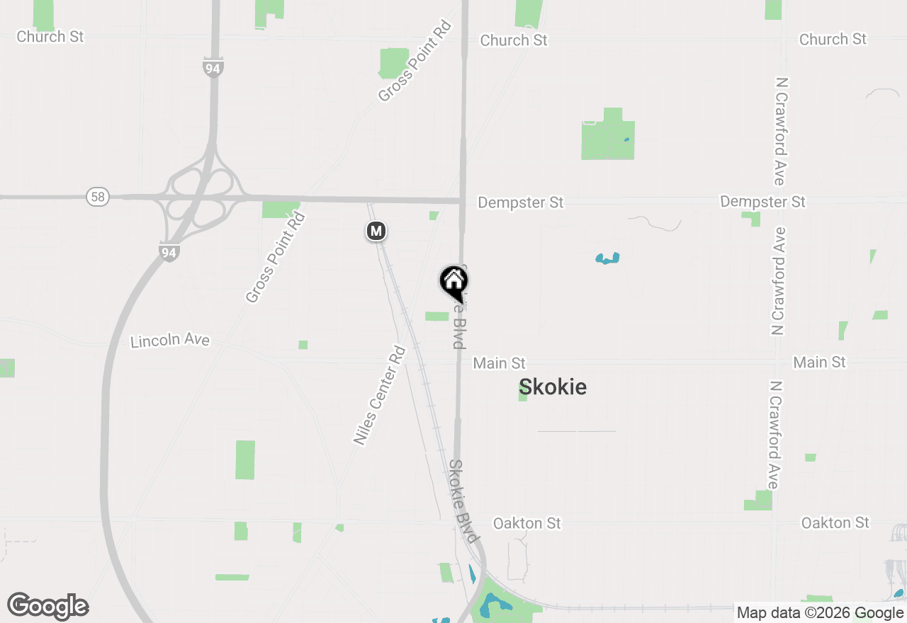 Map of 8500 Skokie Boulevard #3A, Skokie, IL 60077