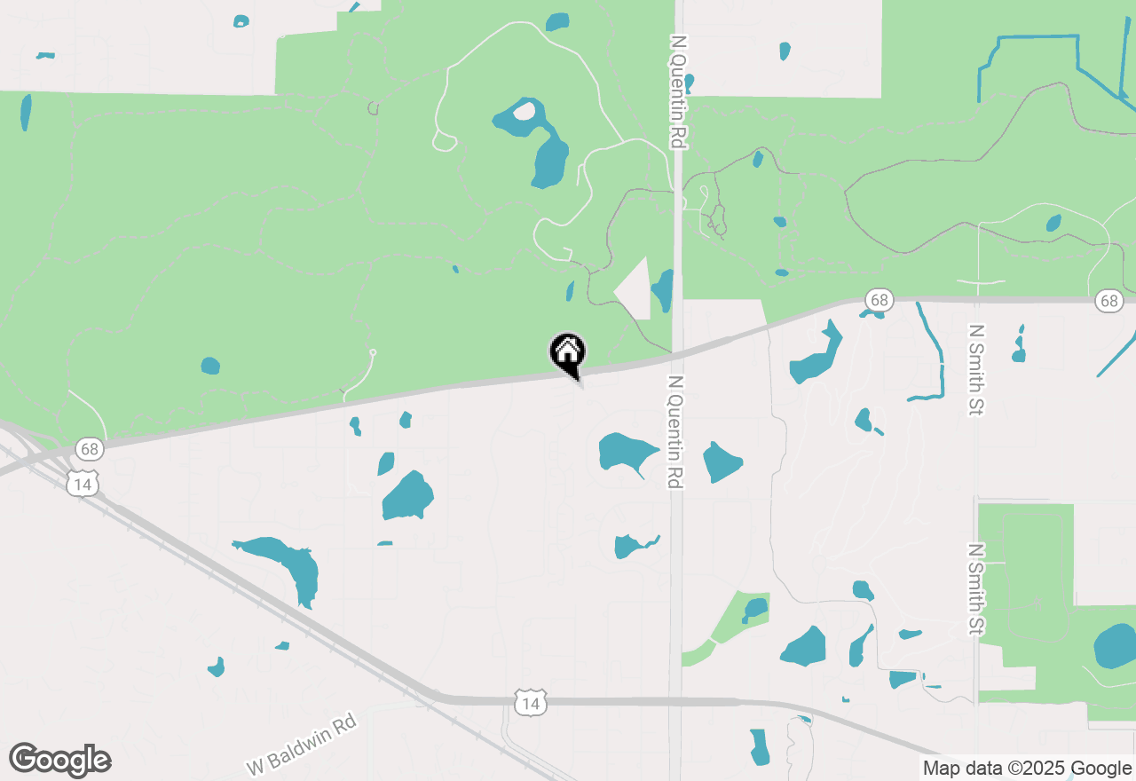 Map of 1394 N Knollwood Drive #D5, Palatine, IL 60067