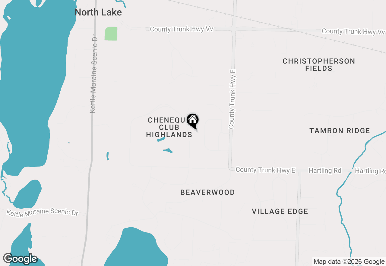 Map of W307N6992 Club Cir E, Hartland, WI 53029