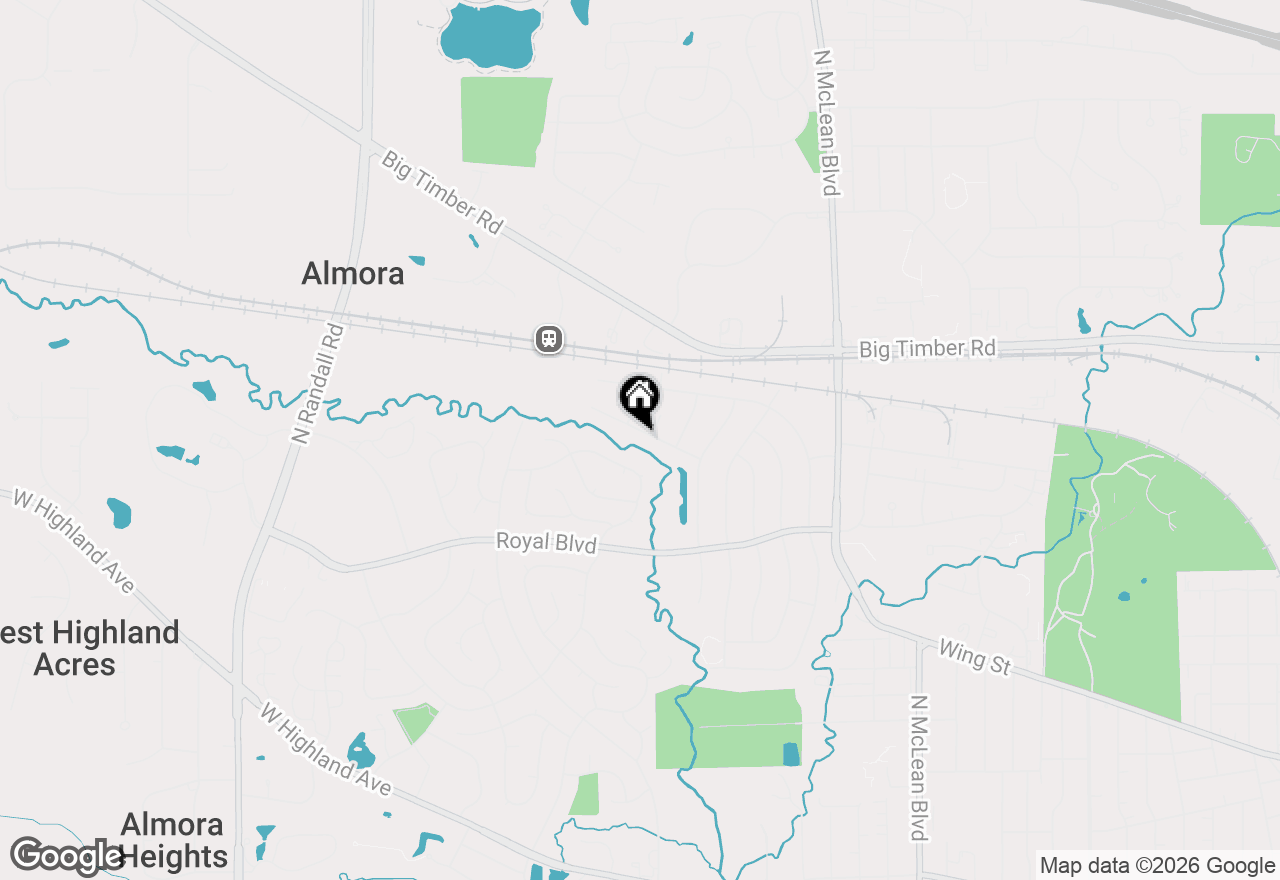 Map of 1865 Kevin Avenue, Elgin, IL 60123
