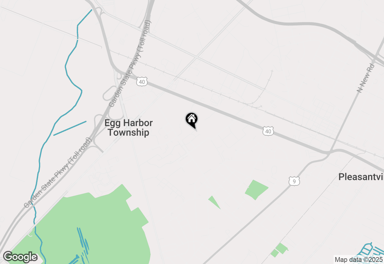 Map of 453 London Court Ii, Egg Harbor Township, NJ 08234