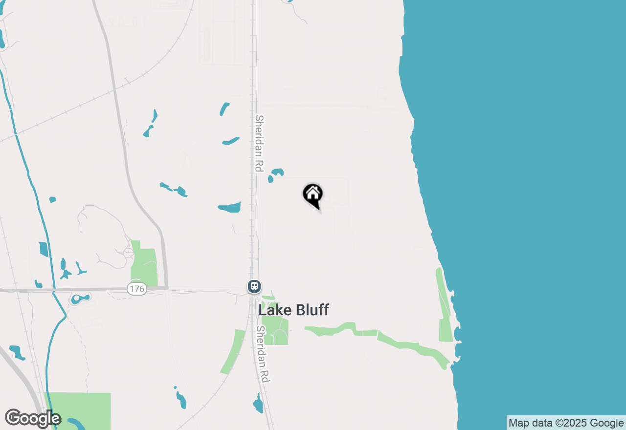 Map of 300 E Blodgett Avenue, Lake Bluff, IL 60044