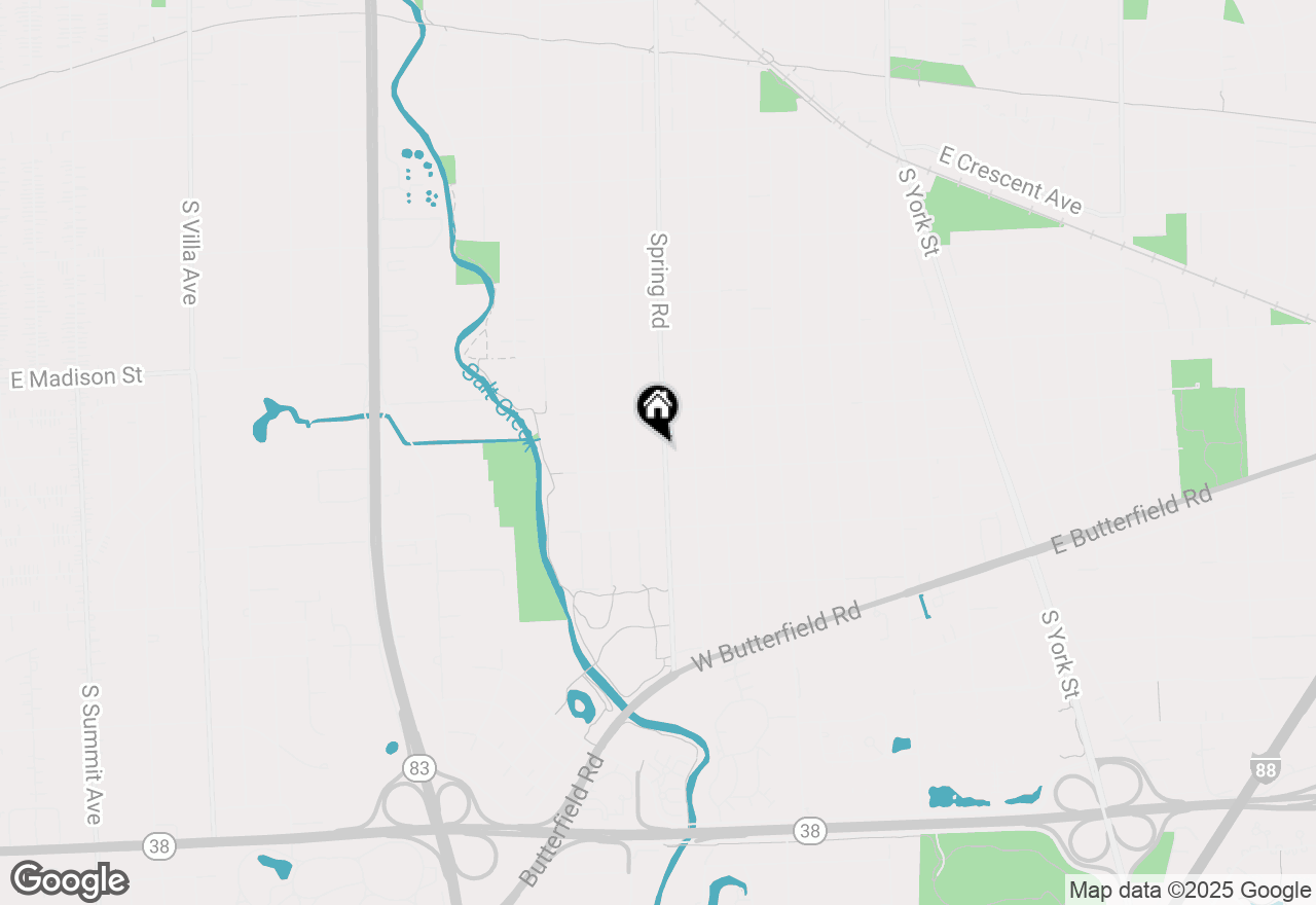 Map of 860 S Spring Road, Elmhurst, IL 60126