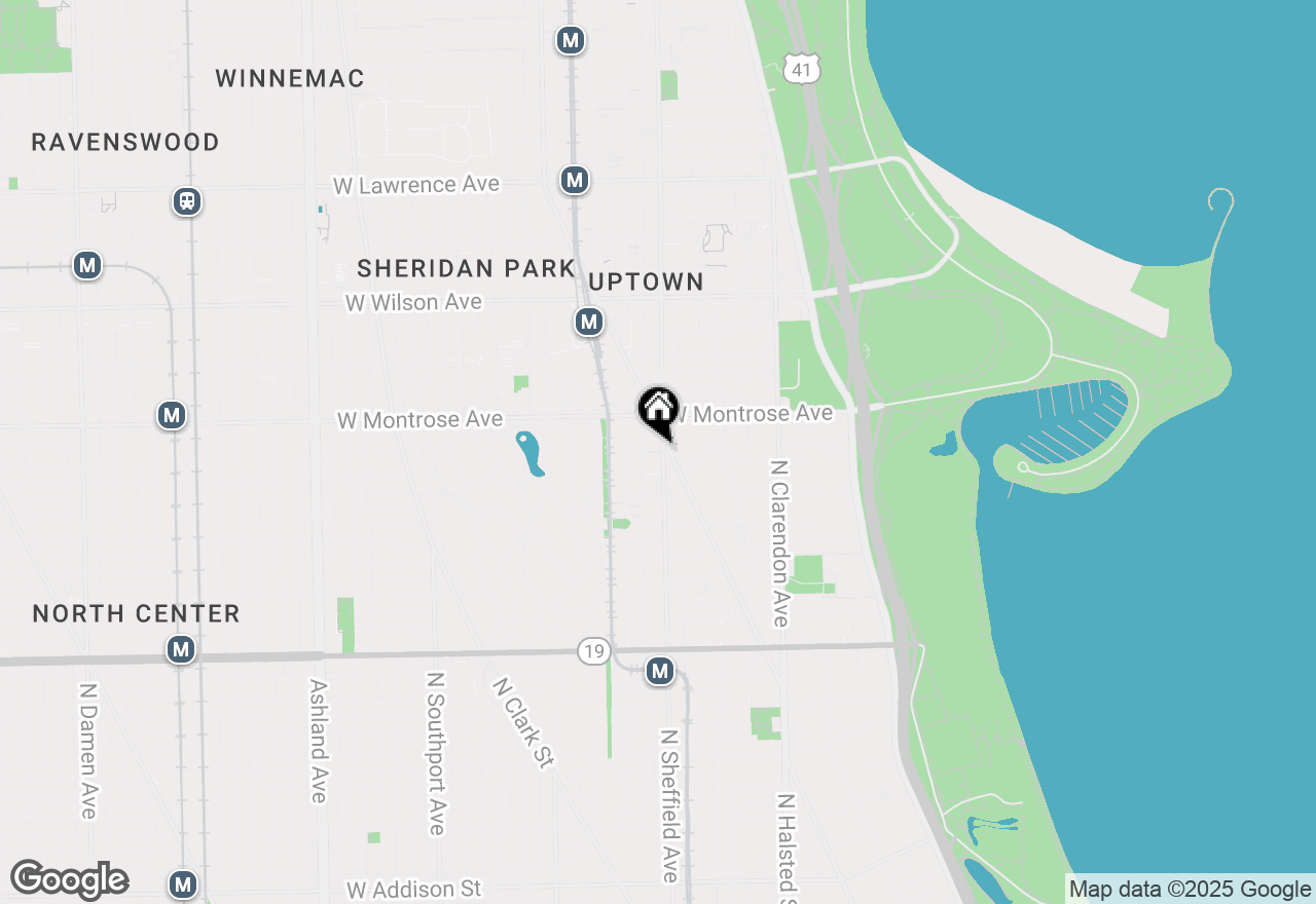 Map of 4330 N Sheridan Road #2, Chicago, IL 60613