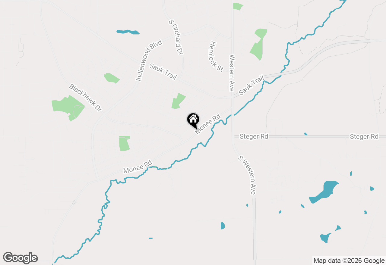 Map of 54 Monee Road, Park Forest, IL 60466