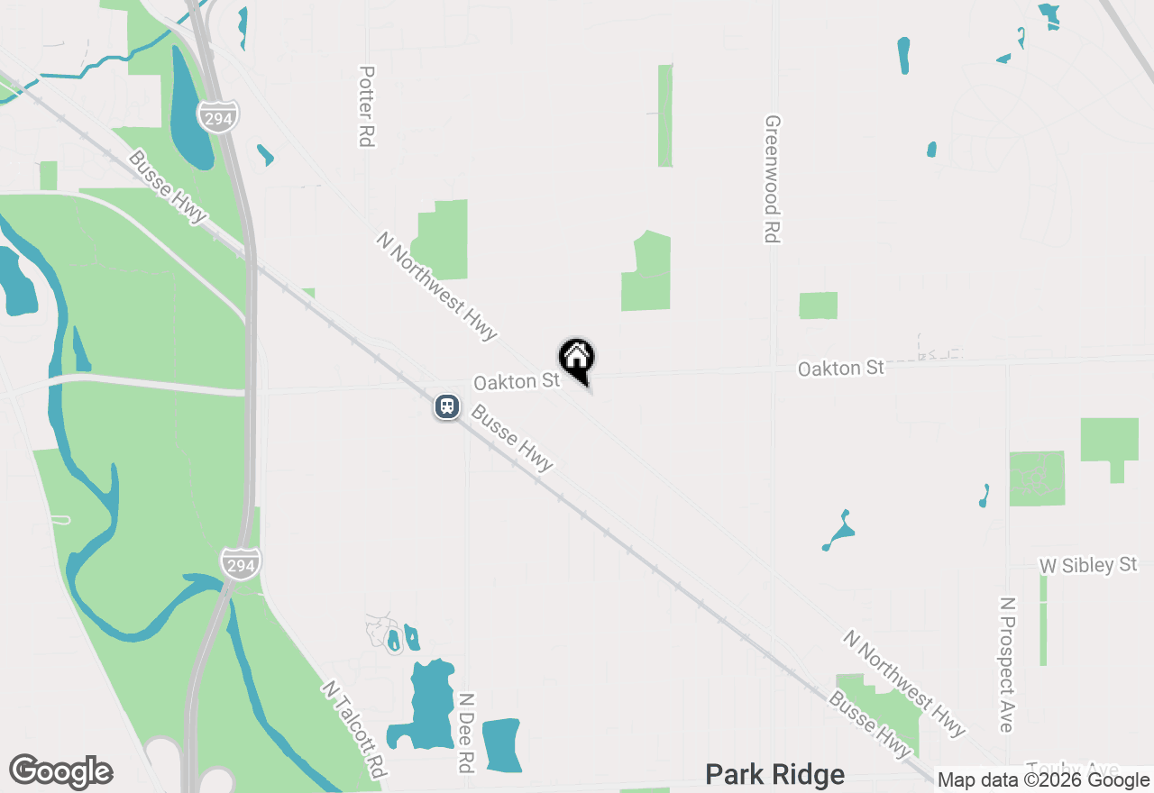 Map of 941 N Northwest Highway #3B, Park Ridge, IL 60068